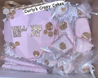 Gold Rose Zerbrechbares Herz