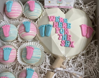 Gender Breakable Chocolate Heart package