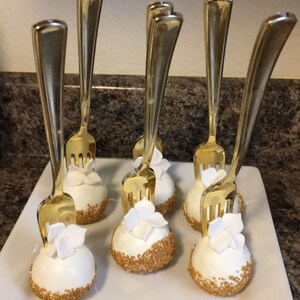 Cake Pops on a fork