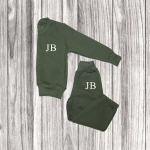 Baby boy initial tracksuit shop