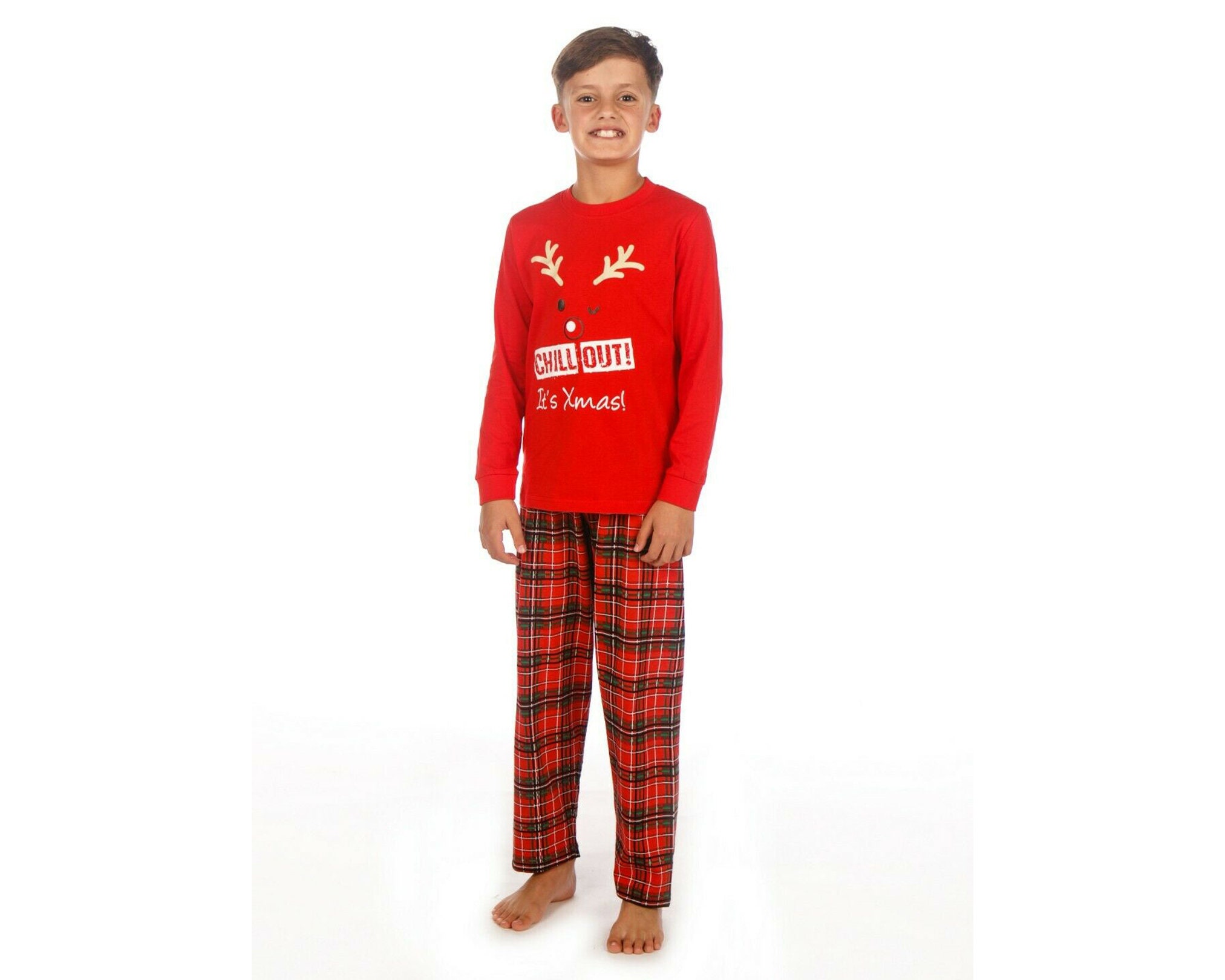 Family Matching Christmas Pyjamas Chill Mens Ladies Etsy UK