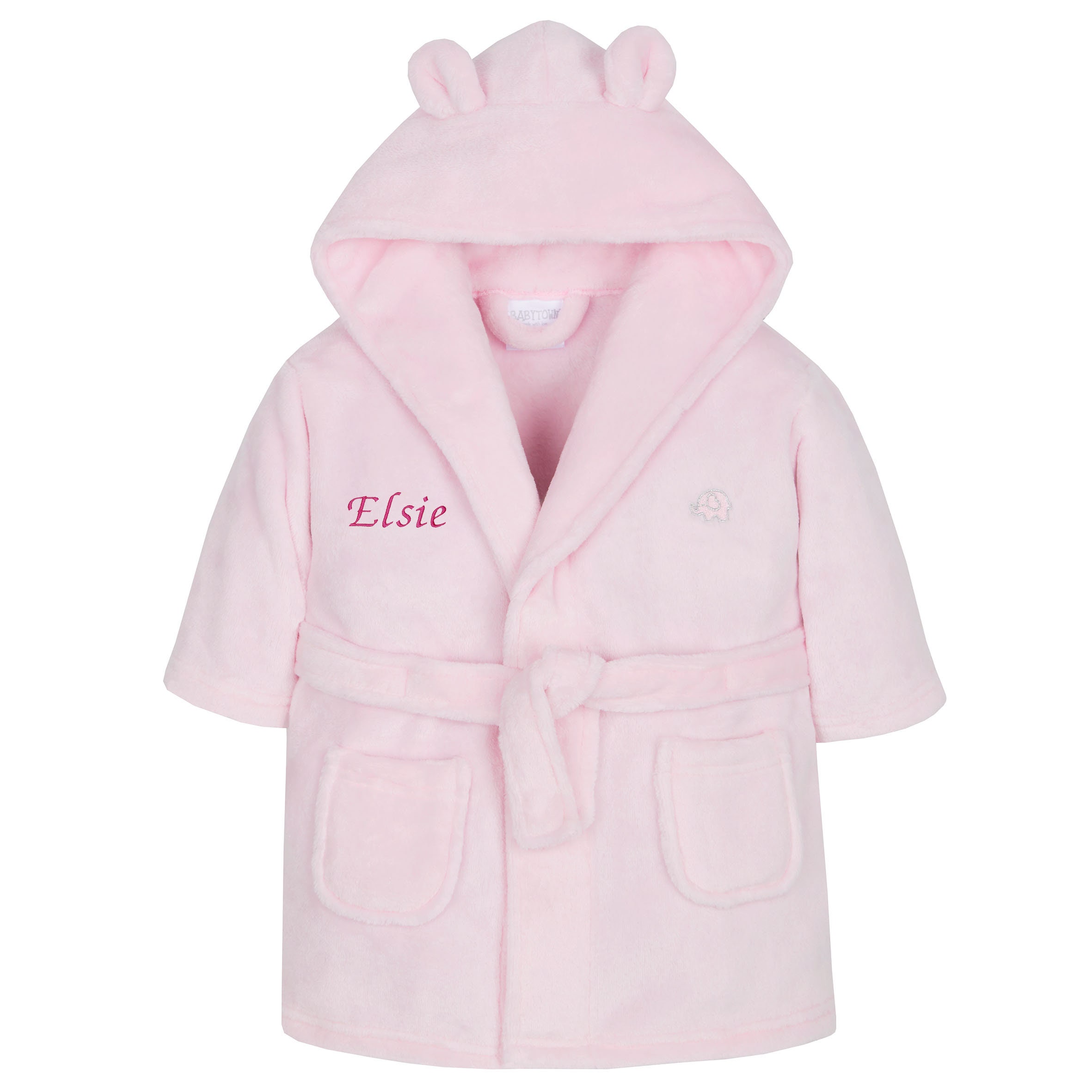 Personalised Baby Dressing Gown with Bear Ears Etsy