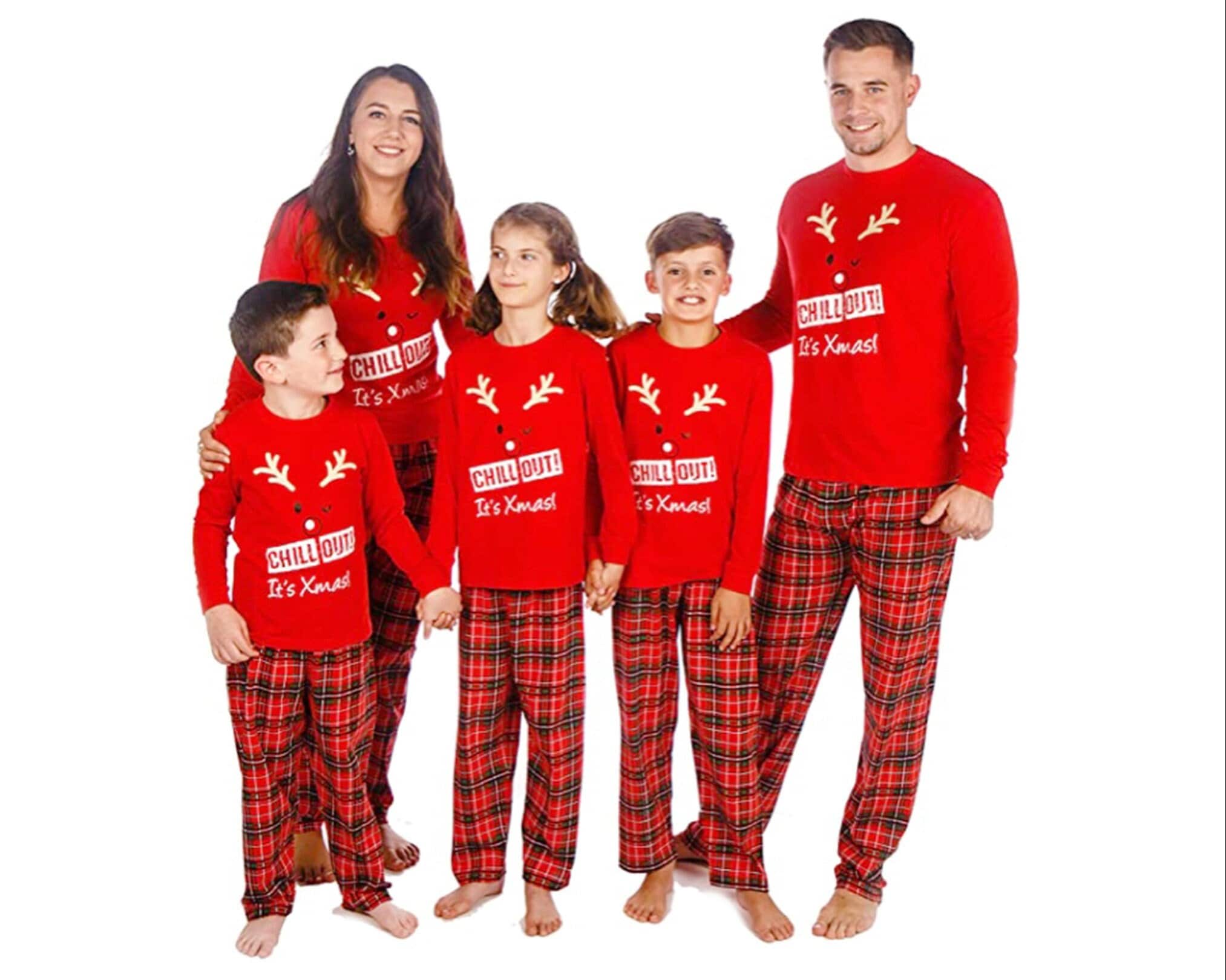 Family Matching Christmas Pyjamas Chill Mens Ladies Etsy UK