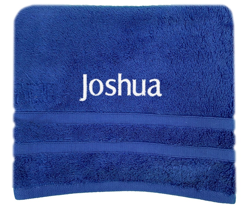 Personalised Bath Hand Towels Various Colours Sizes Etsy UK