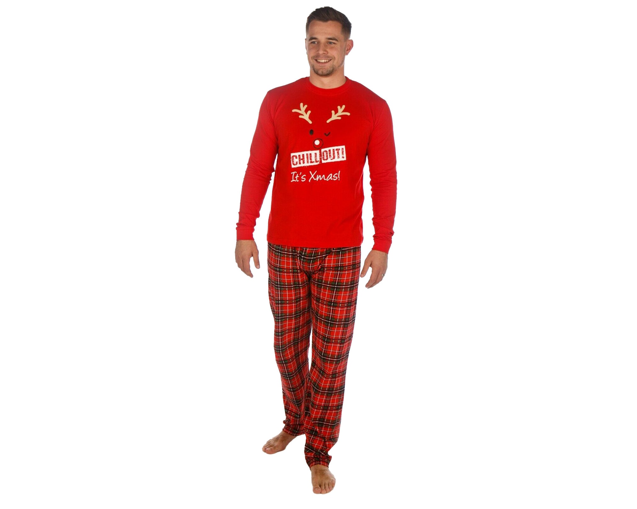 Family Matching Christmas Pyjamas Chill Mens Ladies Etsy UK