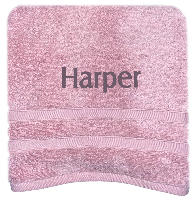 Personalised Bath Hand Towels Various Colours Sizes Etsy UK