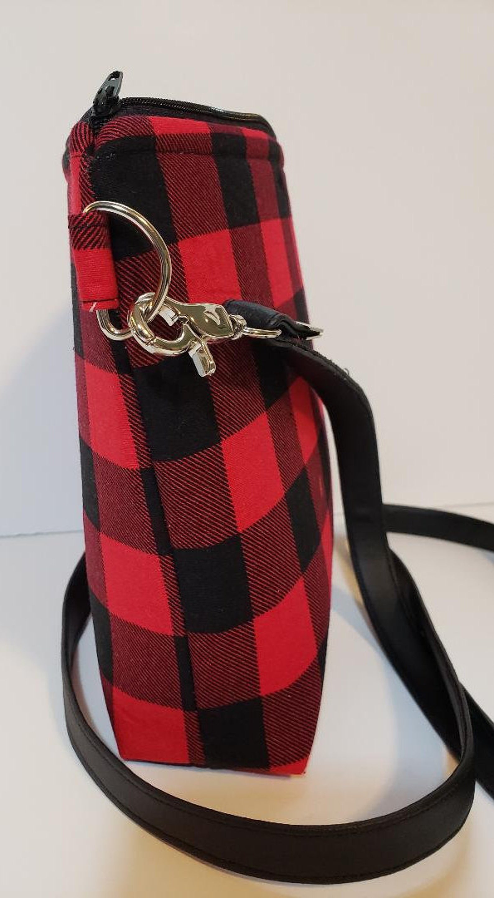 buffalo plaid crossbody