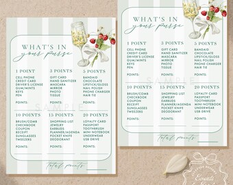 Bridal Shower Game | Guess Who Bride or Groom Purse Game (Digital Download)