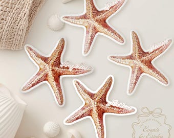 Starfish Place Card | Escort Card | Favor Tag | Coastal Theme | Birdal Shower, Bachelorette Party, Birthday, Wedding