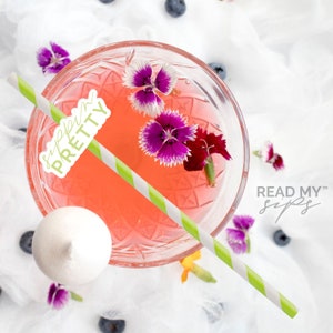 Bachelorette Party | Birthday Party | Paper Straws | Sippin Pretty | Paper Goods | Party Accessories | Party Supplies | Straw Toppers