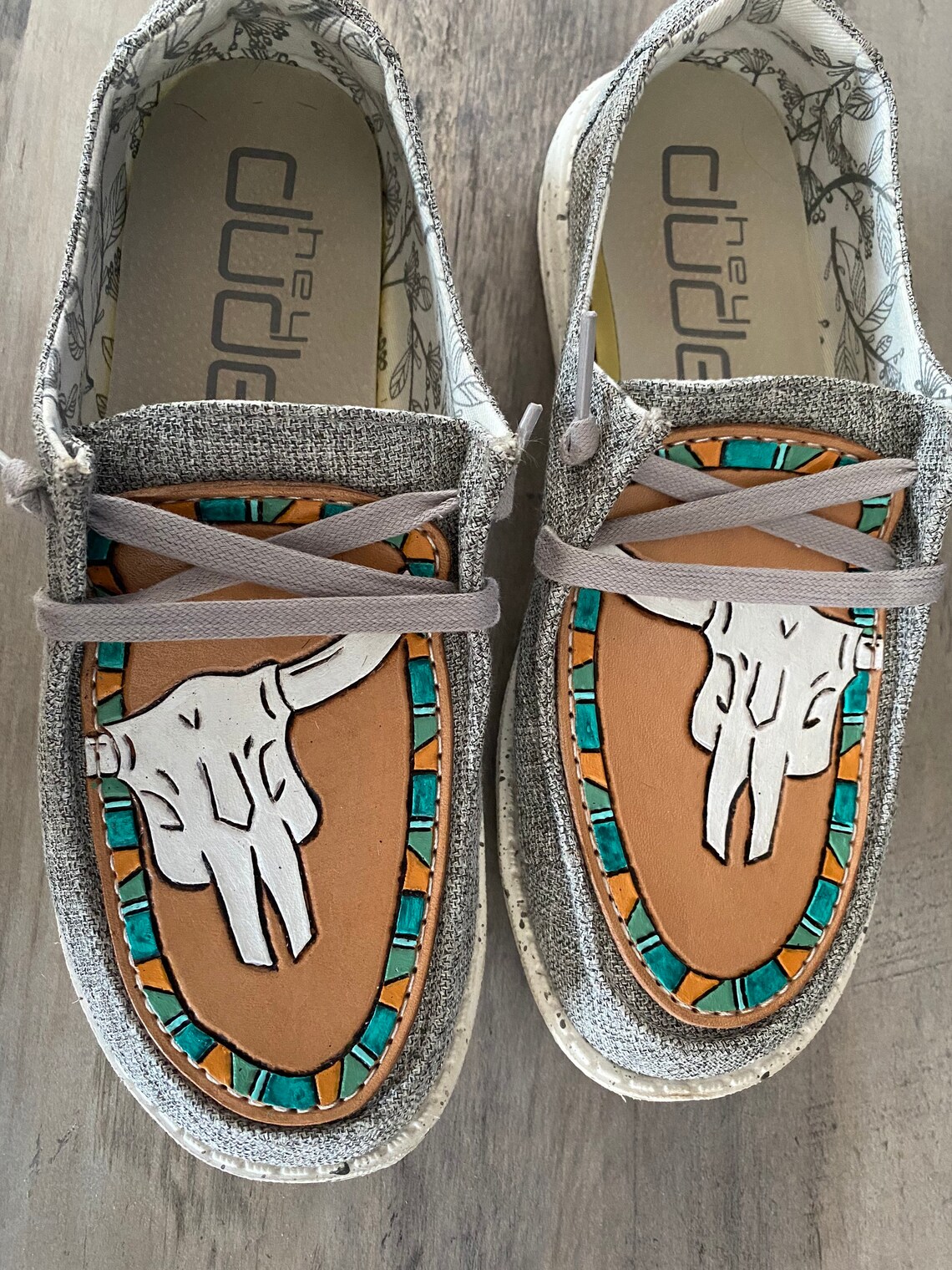 tooled leather hey dudes womens