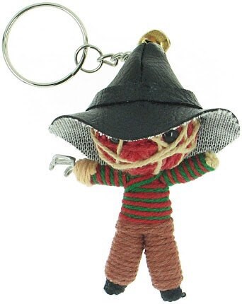 Freddy Krueger Horror Cute Handmade String Doll Keychains Keyring Voo…