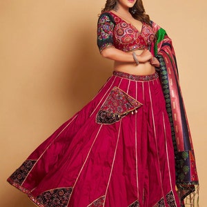 Maroon Chaniya Choli