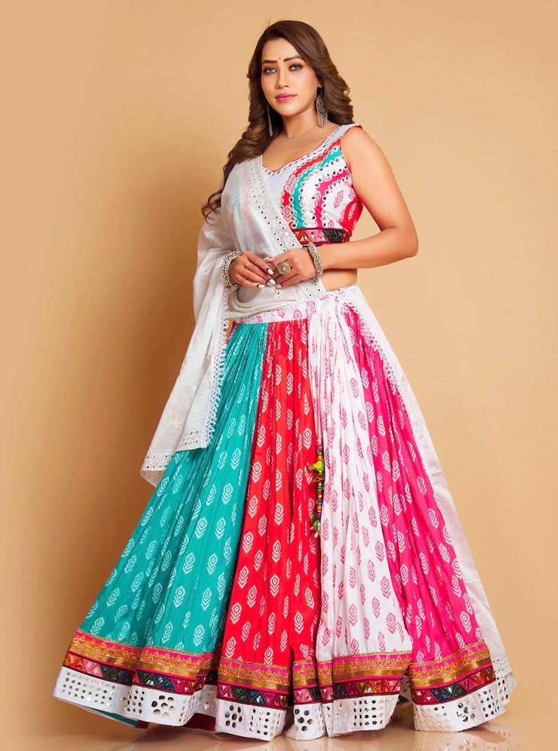 Pure Cotton Wear Multi Colour Chaniya Choli