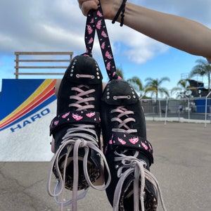 Funky Munchies Skate leash for roller skate, made to last heavy duty created by Michelle Chard, Meesh @meesh.sk8s