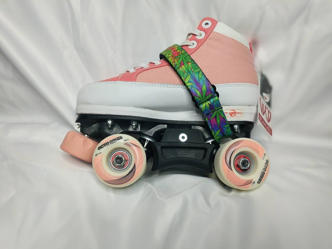 Prints Only 2 Roller Skates Ankle Straps by Gstraps . Fits Etsy
