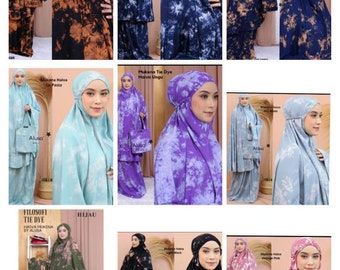 Islamic prayer, handmade Muslim Prayer,Prayer hijab,muslim praying clothes,woman prayer gown, Mukena,Telekung  003 Bali Indonesia Dewatastar