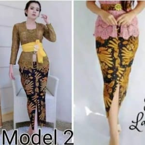 Traditional Indonesian Kebaya Batik Skirt, Sarong Kebaya Bali B0221 Dewatastar