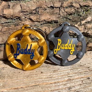 Deputy dog ID tag - Custom dog collar id tag - Custom dog id tag - Dog collar id tag - 3d printed dog tag - Puppy id tag - Custom dog tag