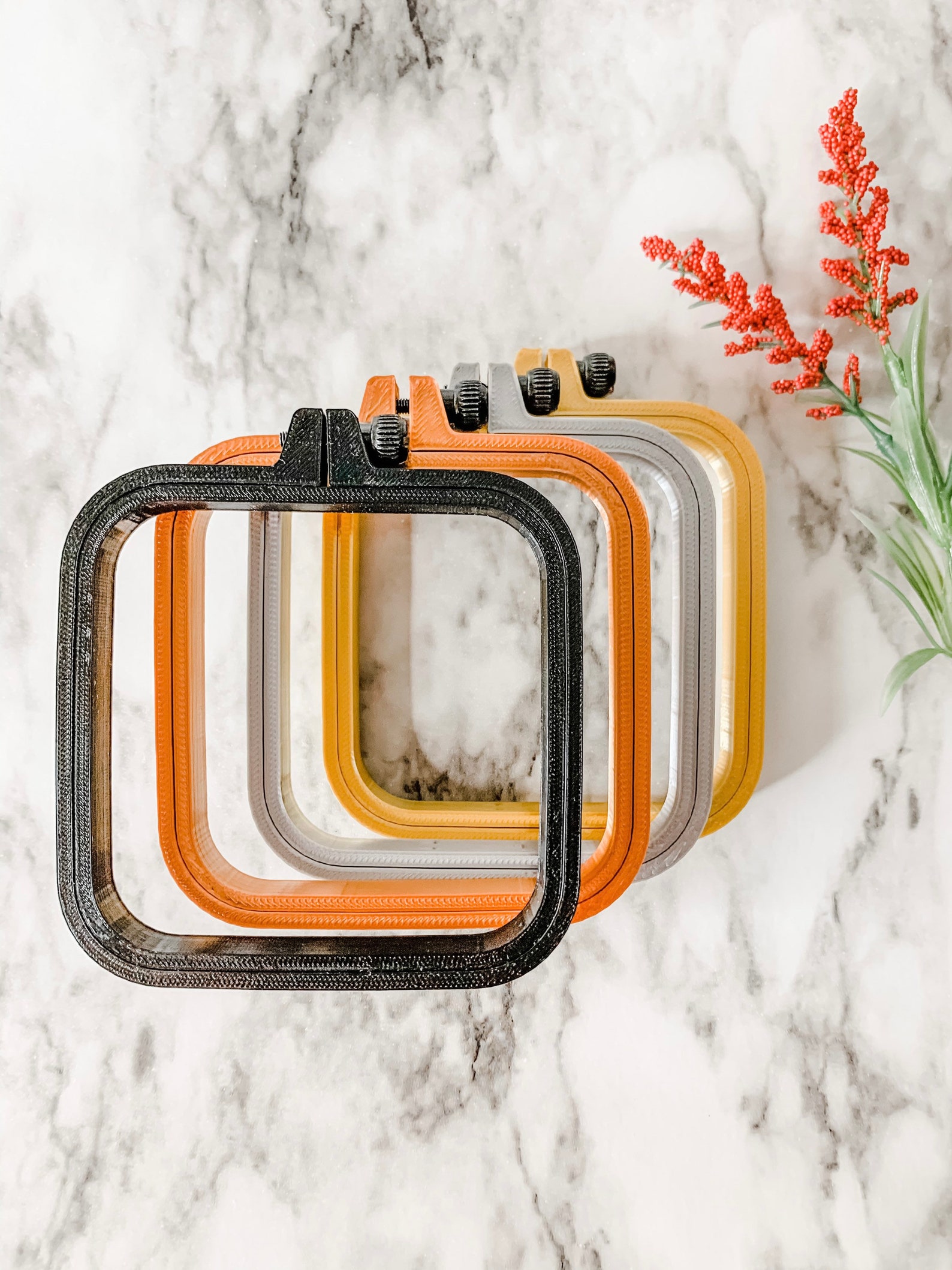 Large Square Embroidery Hoop Embroidery Ring Hoop Art Etsy