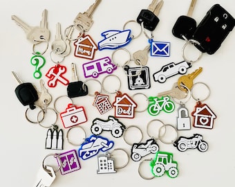 3 Pack Keytag Bundle - Keyring Bundle Pack - Bundle - Custom Keytag - Custom Keyring - Keychain - Personailzed keychain - Organization