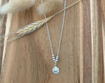 ASHA necklace in 925 silver with eye pendant