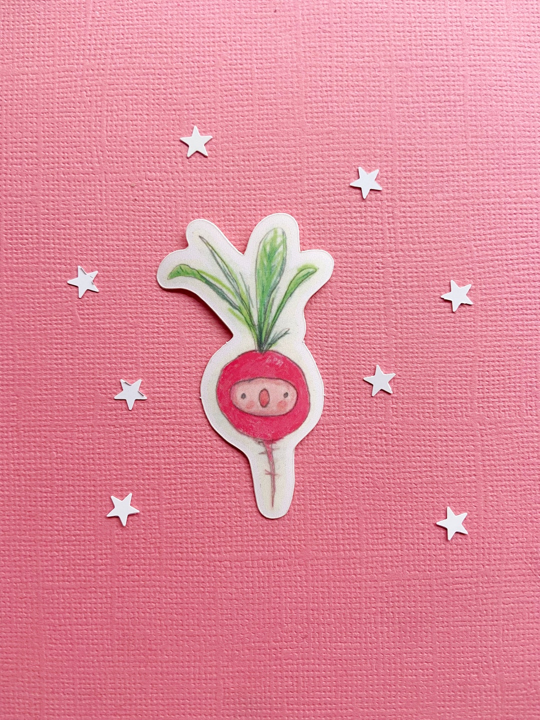 Radish Sticker - Etsy