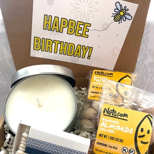 Hap-Bee Birthday /Happy Birthday / Birthday Gift Box / Thinking of You / WishingStarCompany