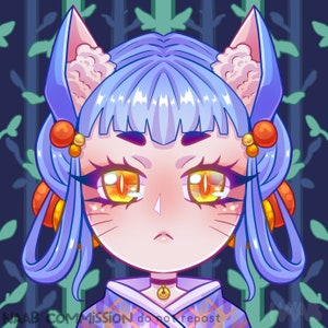 YCH / Cute / Anime Style / Chibi Portrait / Digital Commission
