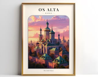 Shadow and Bone Os Alta The Little Palace Digital Print Poster |  Grishaverse |  Ravka | Bookish Wall Art