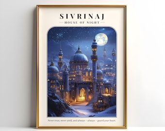 Sivrinaj Digital Print | Serpent and The Wings of Night Poster | Crowns of Nyaxia Poster | Fantasy Book Poster