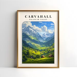 Eragon Carvahall Digital Druck Poster | Christopher Paolini | Eragon Poster | Bücherwurm Reiseplakat