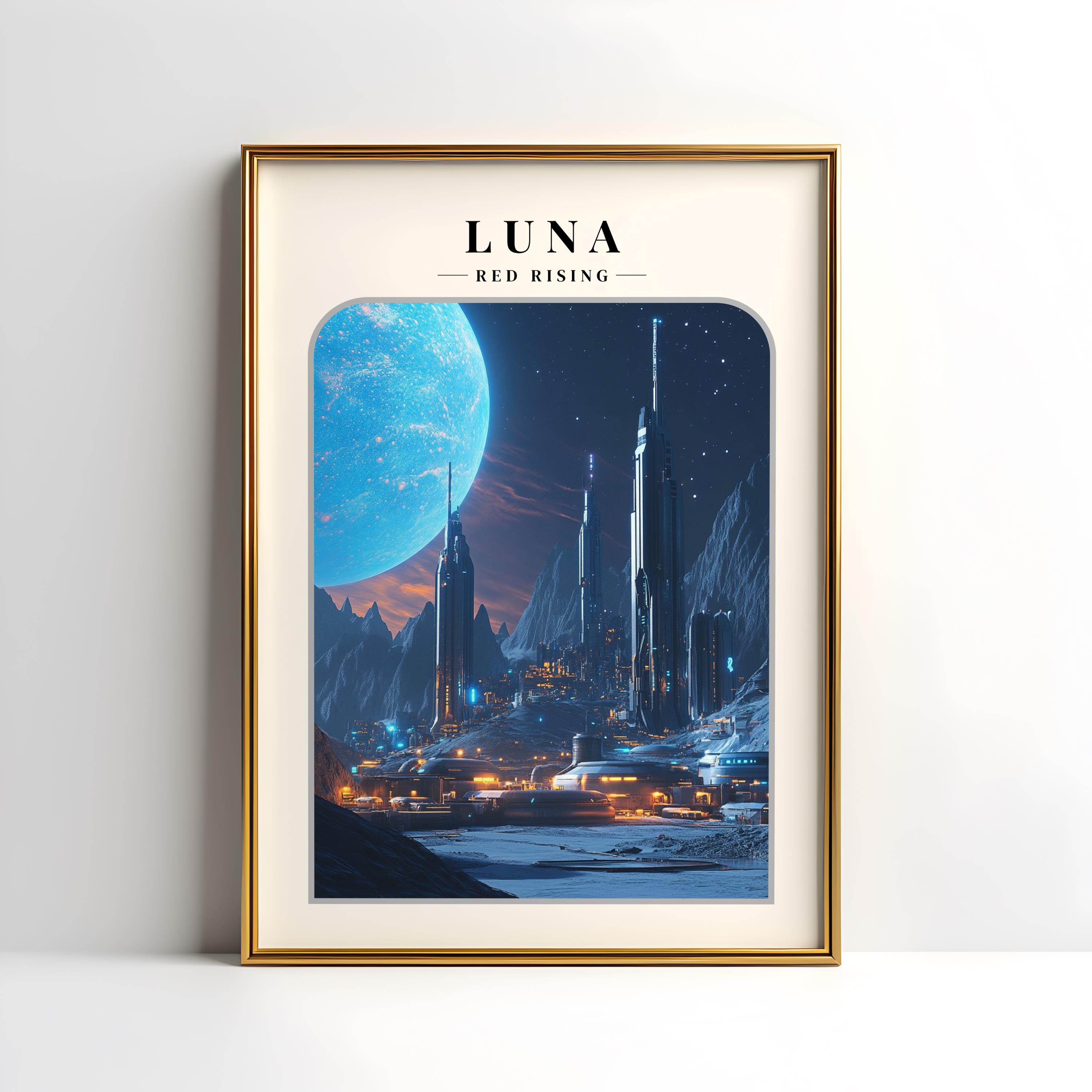 Luna Poster | Red Rising | the Institute | Pierce Brown | Darrow