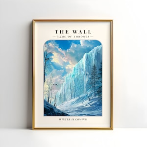Affiche numérique de Kings Landing de Game of Thrones | OBTENU | George R. R. Martin | Un chant de glace et de feu