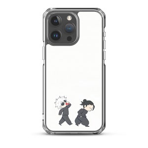 Jujutsu Kaisen iPhone Case for iPhone 15 14 13 12 11 | anime phone case | goto satoru | geto | itadori | JJK | clear phone case