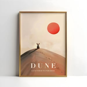 Dune Movie Poster | Dune Movie Print | Dune Desert Mouse | Dune Mouse | Dune Mouse Print| Dune Wall Art