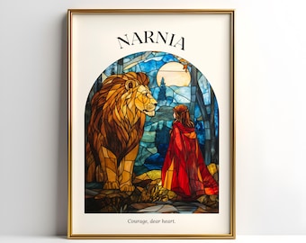 Stampa artistica digitale di Narnia / Arte murale di Narnia / Poster di Narnia / Idea regalo di Narnia