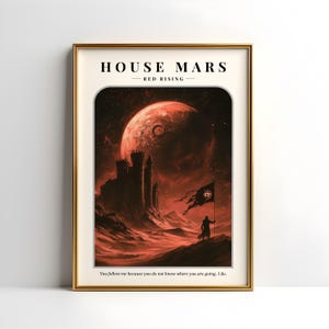 Póster de la Casa Marte / Red Rising / El Instituto / Pierce Brown / Darrow