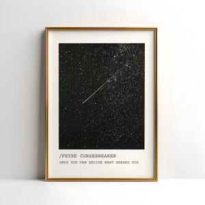Póster de arte digital Starry Velaris de Feyre ACOTAR / Corte nocturna / Póster de Velaris / Arte de una corte de espinas y rosas / Impresión digital de Velaris