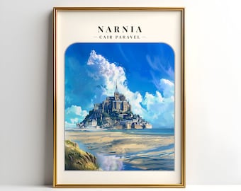 Narnia Cair Paravel Digital Art Print | Narnia Wall Art | Narnia Poster | Narnia Digital Print