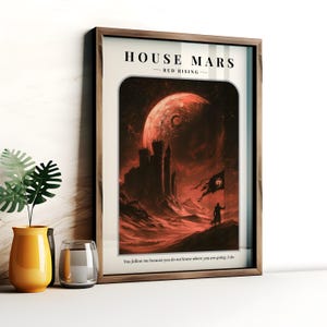 House Mars Poster | Red Rising | the Institute | Pierce Brown | Darrow ...