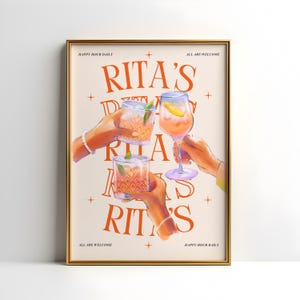 Impresiones digitales de Acotar Bar de Rita / Póster de Acotar / Impresión estética de libros / Una corte de rosas y espinas