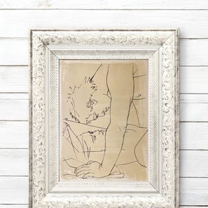 Pierre Yves Tremois Lithograph, Vintage 1960s Original Piece, Numbered Edition