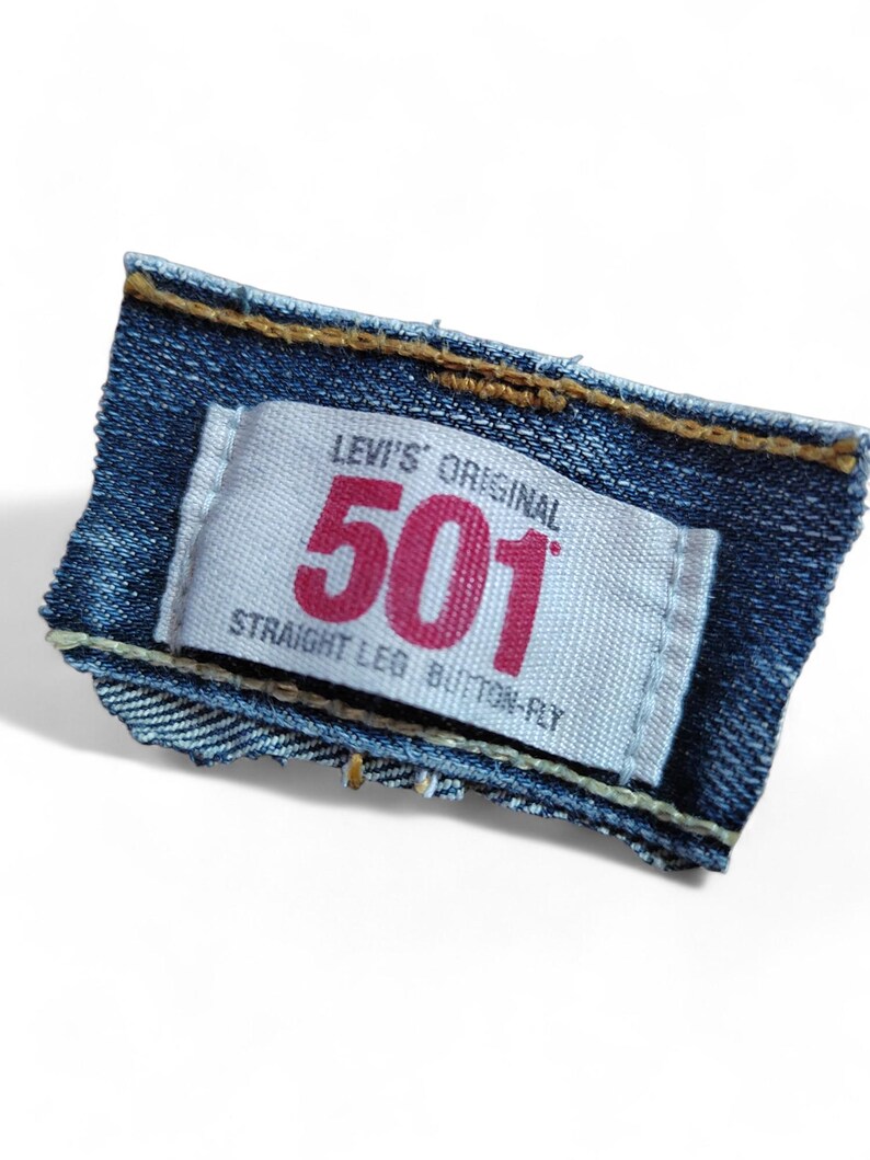 Levi's 501 Original Jeans Inside Label Replacement Tag Vintage ...