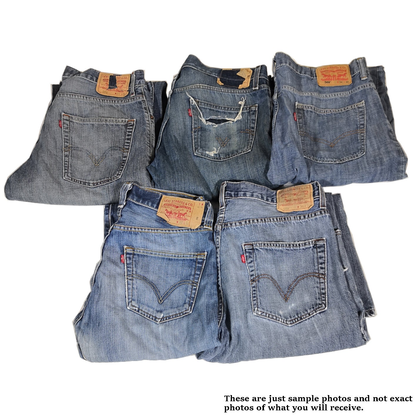 Wholesale/joblot Levi 501 X10 Grade C Upcycling/damaged Wholesale/joblot Levi 501 X10 Grade C Upcycling/damaged