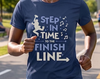 Bert Race Shirt | Mary Poppins Inspired Athletic T-Shirt or Racerback Tank Top | Step In Time to the Finish Line Performance Top
