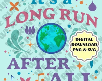 Small World Race PNG & SVG Files | Digital Download for runDisney | It's A Long Run After All Graphic Design