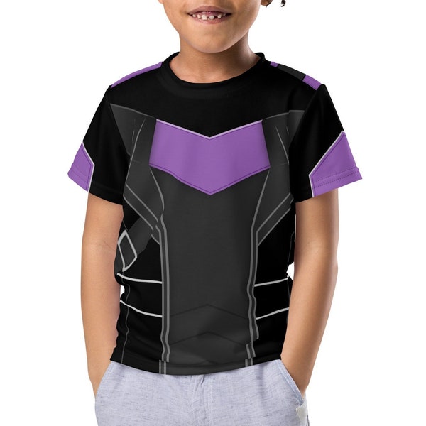 Clint Barton Hawkeye Inspired All-Over Print Kid's Costume T-Shirt