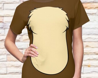 Chip T-Shirt | Chip 'n' Dale Inspired Cartoon Chipmunk Costume Shirt Women, Unisex S-XXXL