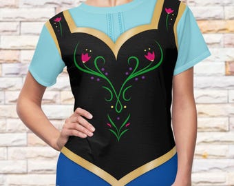 Classic Anna T-Shirt | Frozen Inspired Lightweight Costume T-Shirt For Women, Unisex S-XXXL
